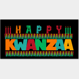 Happy Kwanzaa Posters and Art