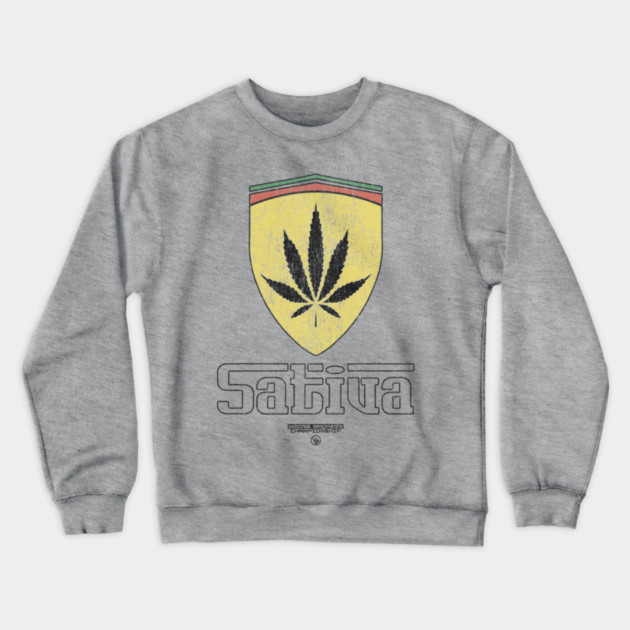 SATIVA Crewneck Sweatshirt by Wrongteeshirt