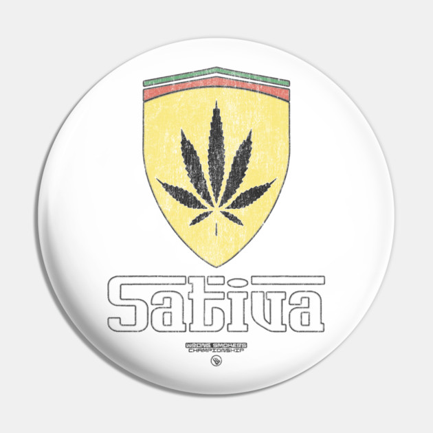 SATIVA Pin by Wrongteeshirt