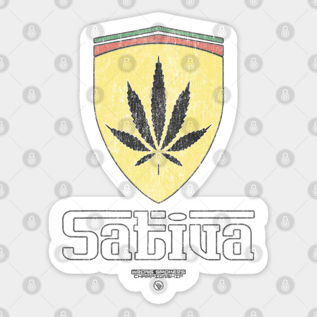 SATIVA Sticker by Wrong