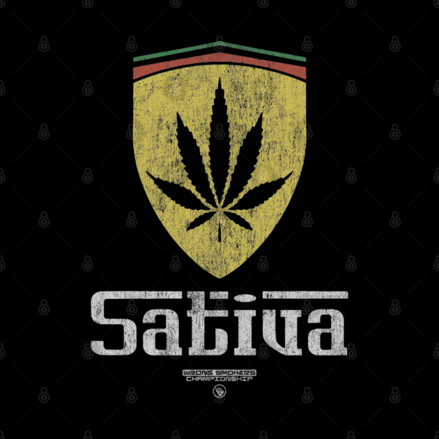 Sativa Shield by Wrongteeshirt