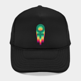 Colorful female symbol girl power Hat