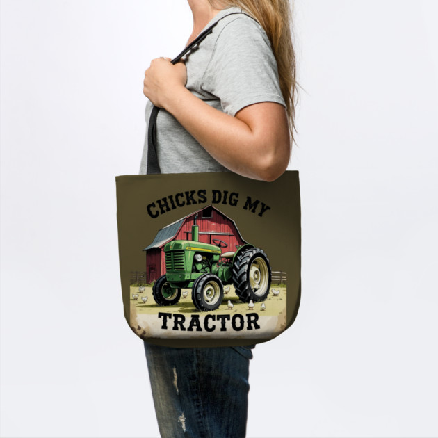 Chicks Dig My Tractor by faithfamilyhomedesigns