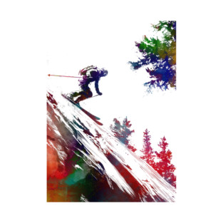 Ski sport art #ski #sport T-Shirt