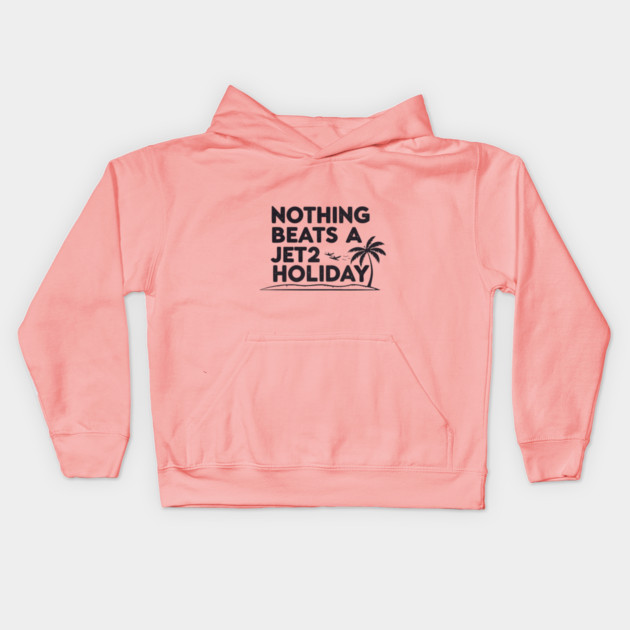Nothing Beats a Holiday Sunset Design Kids Hoodie by DrollDrifter