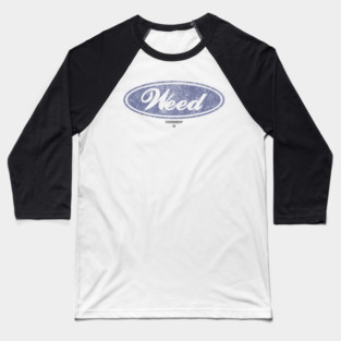 WEED Oval Emblem Baseball T-Shirt