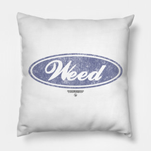 WEED Oval Emblem Pillow