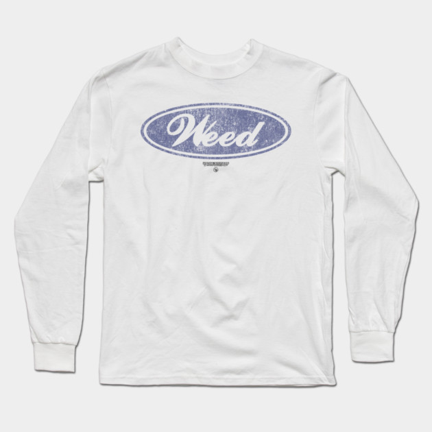 WEED Oval Emblem Long Sleeve T-Shirt by Wrongteeshirt