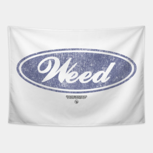WEED Oval Emblem Tapestry