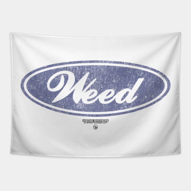 WEED Oval Emblem Tapestry by Wrongteeshirt