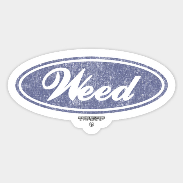 WEED Oval Emblem Magnet by Wrong