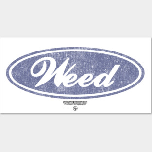 WEED Oval Emblem Posters and Art