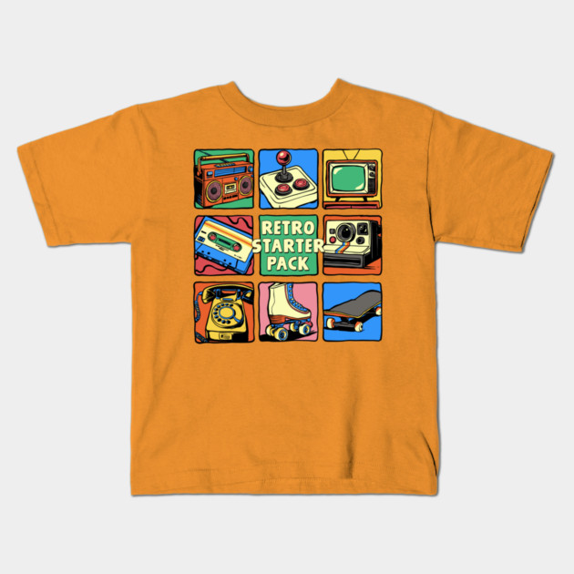 Retro Starter Pack Kids T-Shirt by GoshWow®