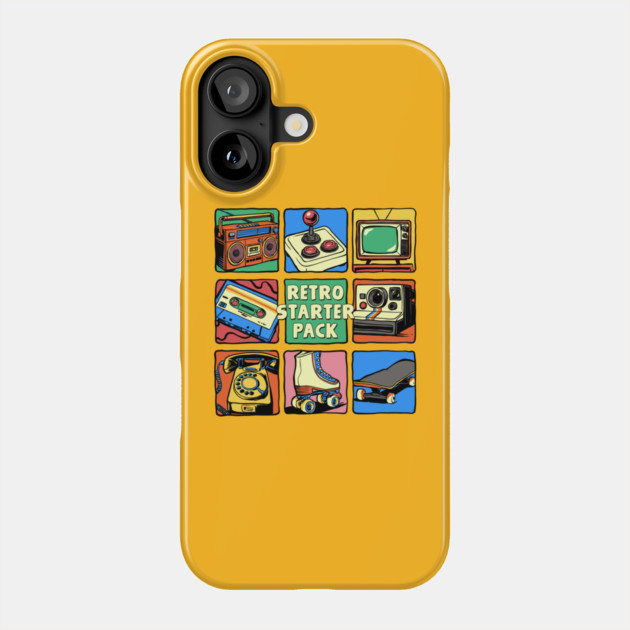 Retro Starter Pack Phone Case by GoshWow®