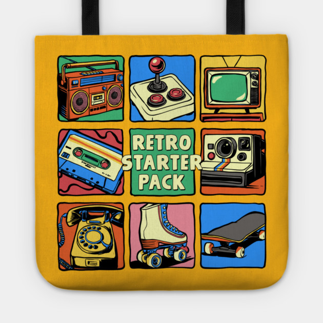Retro Starter Pack Tote by GoshWow®