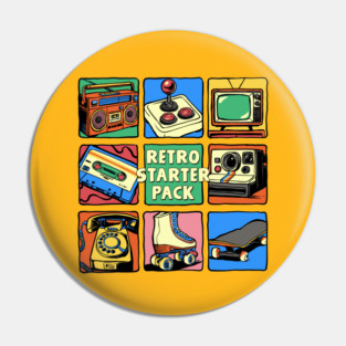 Retro Starter Pack Pin