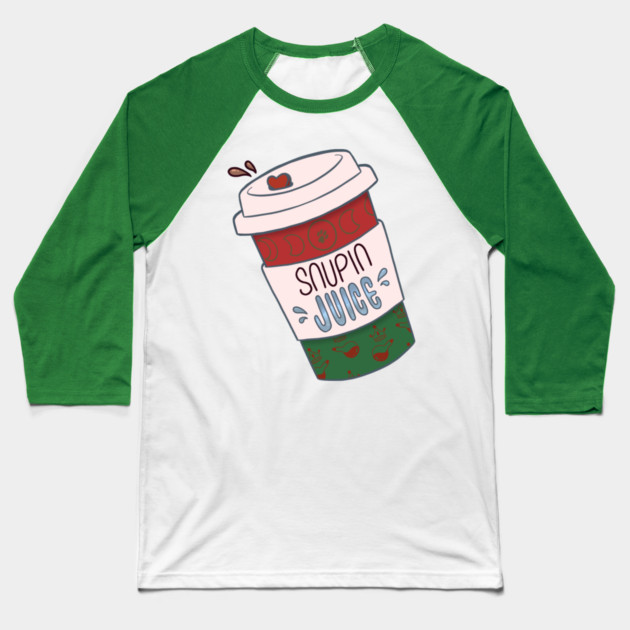 Snupin Juice Baseball T-Shirt by Art Of Glo