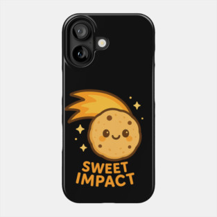 “Sweet Impact – Cosmo Bites Kawaii Cookie Comet Design Phone Case