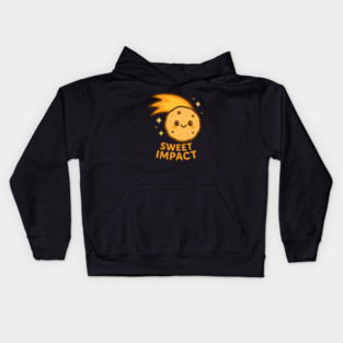 “Sweet Impact – Cosmo Bites Kawaii Cookie Comet Design Kids Hoodie