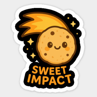 “Sweet Impact – Cosmo Bites Kawaii Cookie Comet Design Magnet