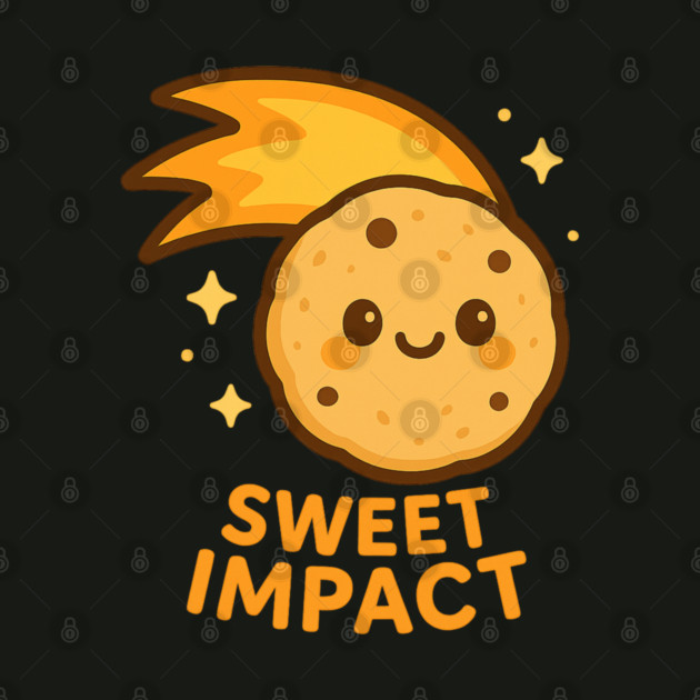 “Sweet Impact – Cosmo Bites Kawaii Cookie Comet Design by Anne Lee