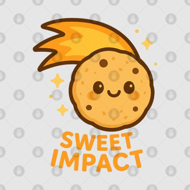 “Sweet Impact – Cosmo Bites Kawaii Cookie Comet Design by Anne Lee
