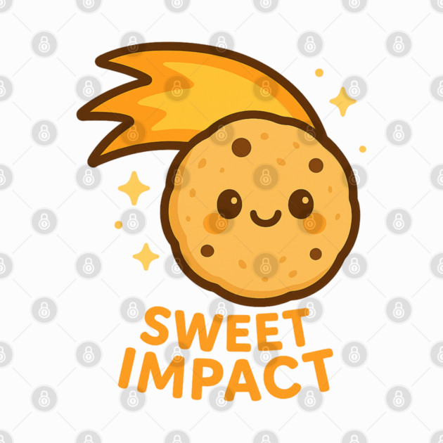 “Sweet Impact – Cosmo Bites Kawaii Cookie Comet Design by Anne Lee