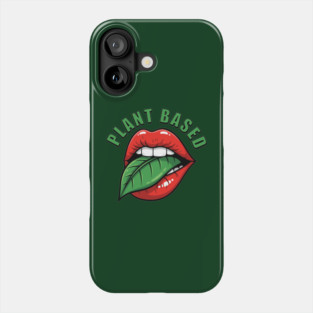 Vegan Vibes Plant-Based Lips Phone Case