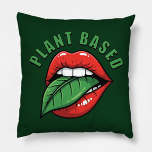 Vegan Vibes Plant-Based Lips Pillow