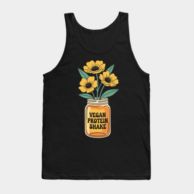 Vegan Protein Shake Tank Top by enrynz