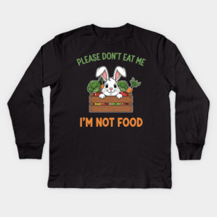 Please don't Eat Me Kids Long Sleeve T-Shirt