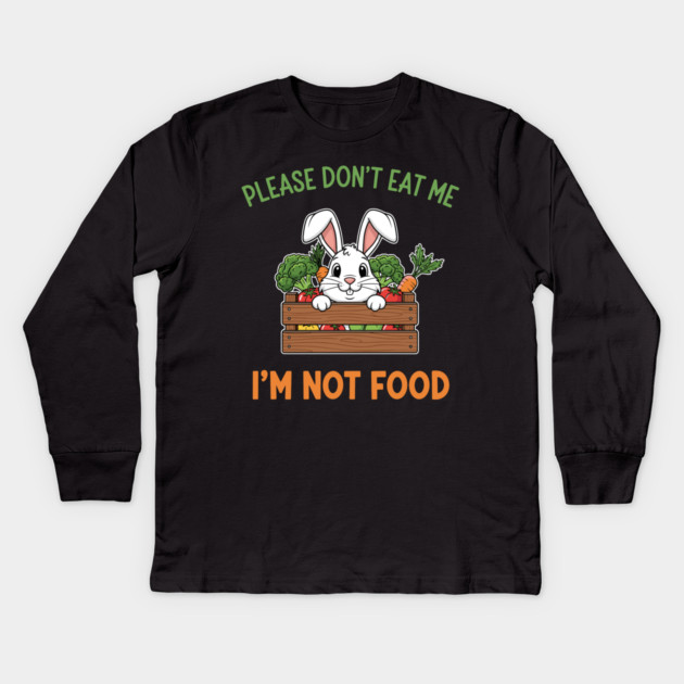Please don't Eat Me Kids Long Sleeve T-Shirt by enrynz