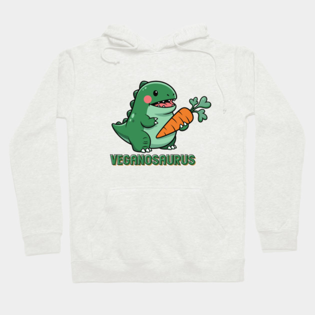 Veganosaurus Hoodie by enrynz