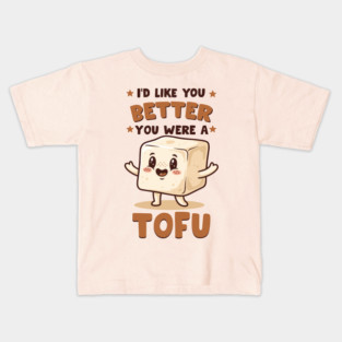 Tofu Love Pun Kids T-Shirt