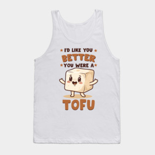 Tofu Love Pun Tank Top