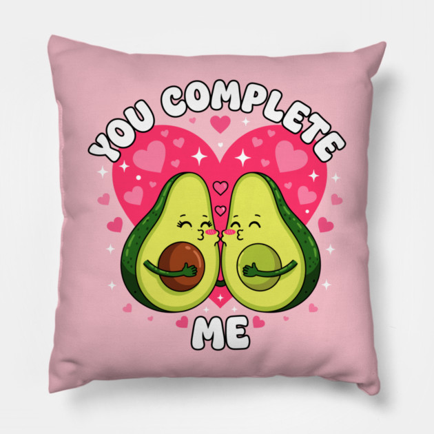 Adorable Avocado Love Pillow by enrynz