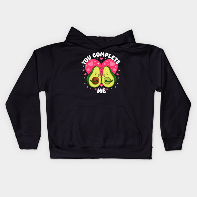 Adorable Avocado Love Kids Hoodie by enrynz