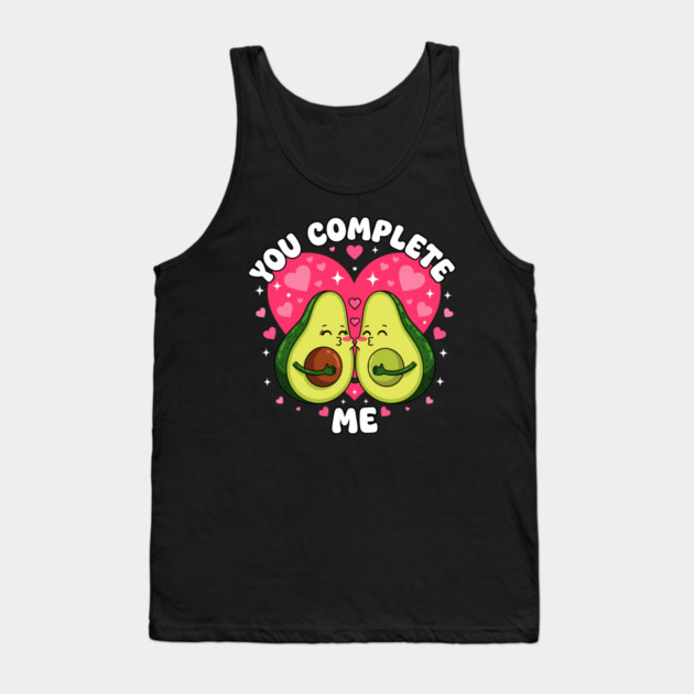 Adorable Avocado Love Tank Top by enrynz