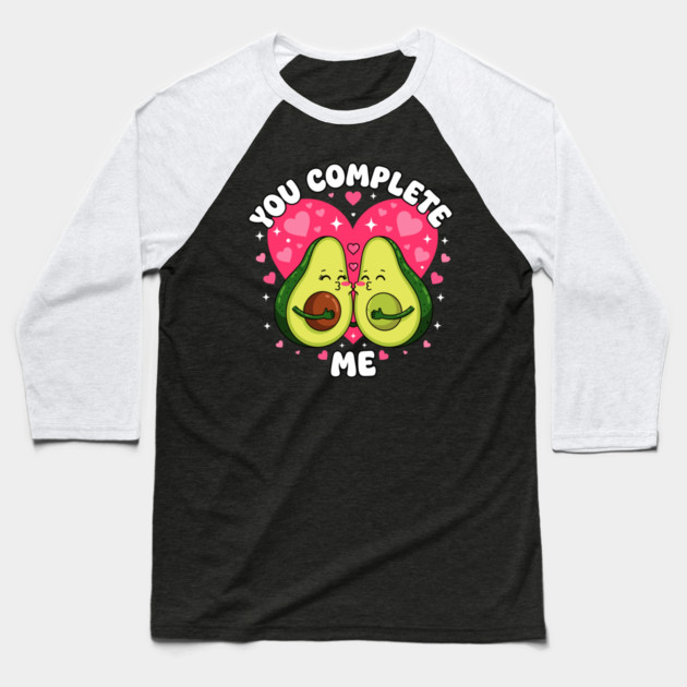 Adorable Avocado Love Baseball T-Shirt by enrynz