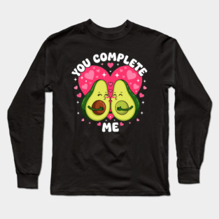 Adorable Avocado Love Long Sleeve T-Shirt