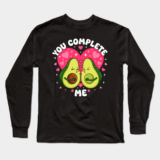 Adorable Avocado Love Long Sleeve T-Shirt by enrynz