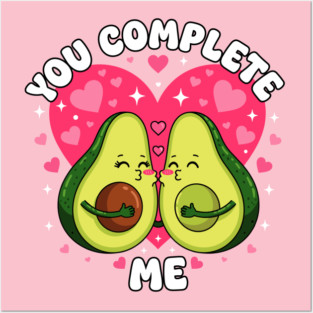 Adorable Avocado Love Posters and Art