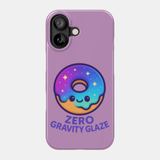 Zero Gravity Glaze – Cosmo Bites Kawaii Galaxy Donut Design Phone Case