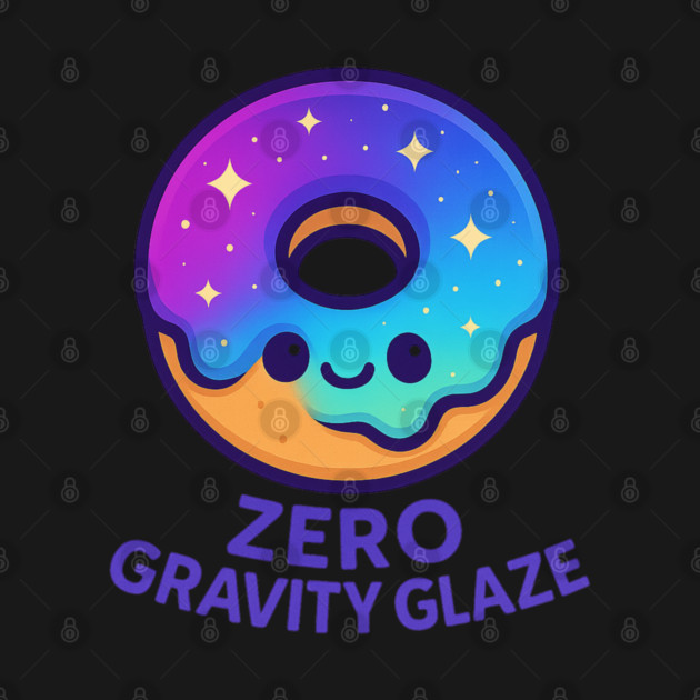 Zero Gravity Glaze – Cosmo Bites Kawaii Galaxy Donut Design by Anne Lee
