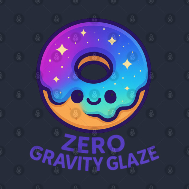 Zero Gravity Glaze – Cosmo Bites Kawaii Galaxy Donut Design by Anne Lee