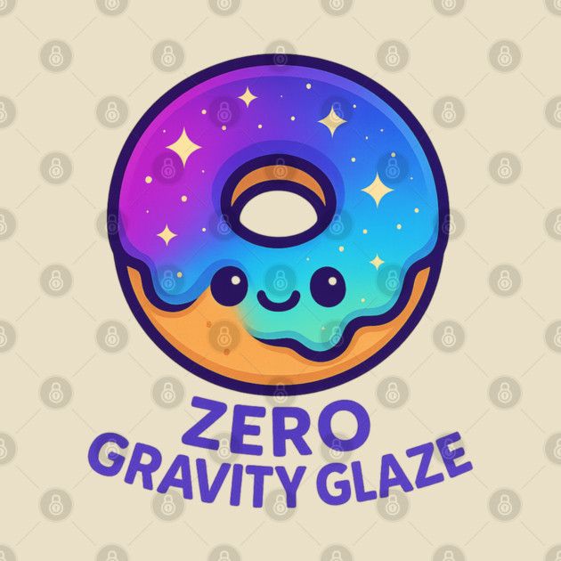 Zero Gravity Glaze – Cosmo Bites Kawaii Galaxy Donut Design by Anne Lee