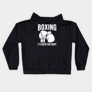 Boxing is Cheaper Kids Hoodie