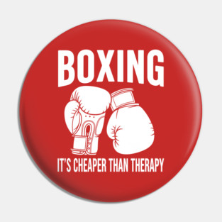 Boxing is Cheaper Pin
