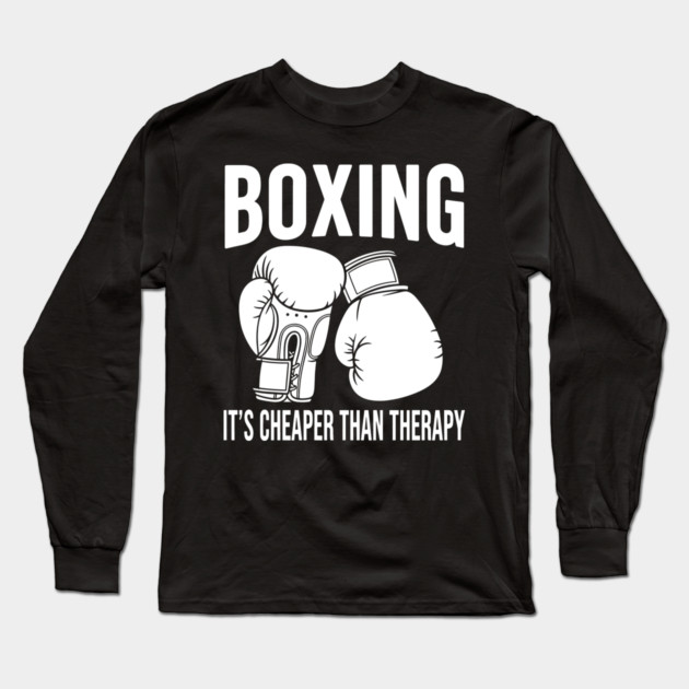 Boxing is Cheaper Long Sleeve T-Shirt by enrynz