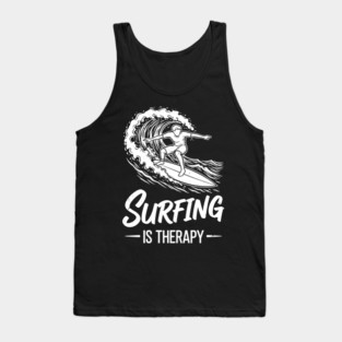 Sufing Is Therapy Tank Top